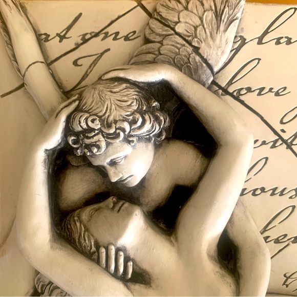 3-Dimensional Stone Angel Wall Tile “At one glance…” by Mihri Hatun - Picture 3 of 5